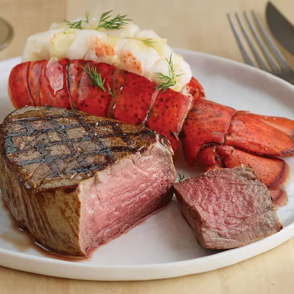 steak and lobster dinner